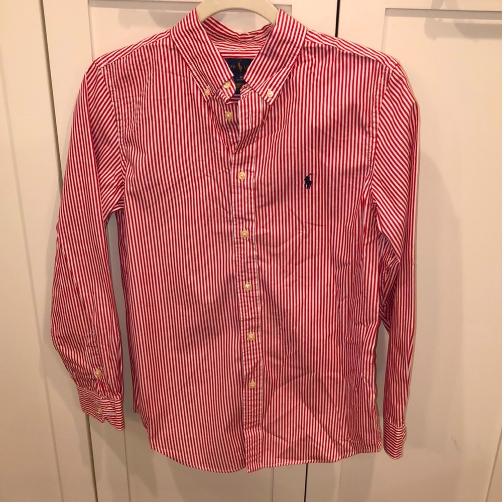 Ralph Lauren youth button down shirt size 18